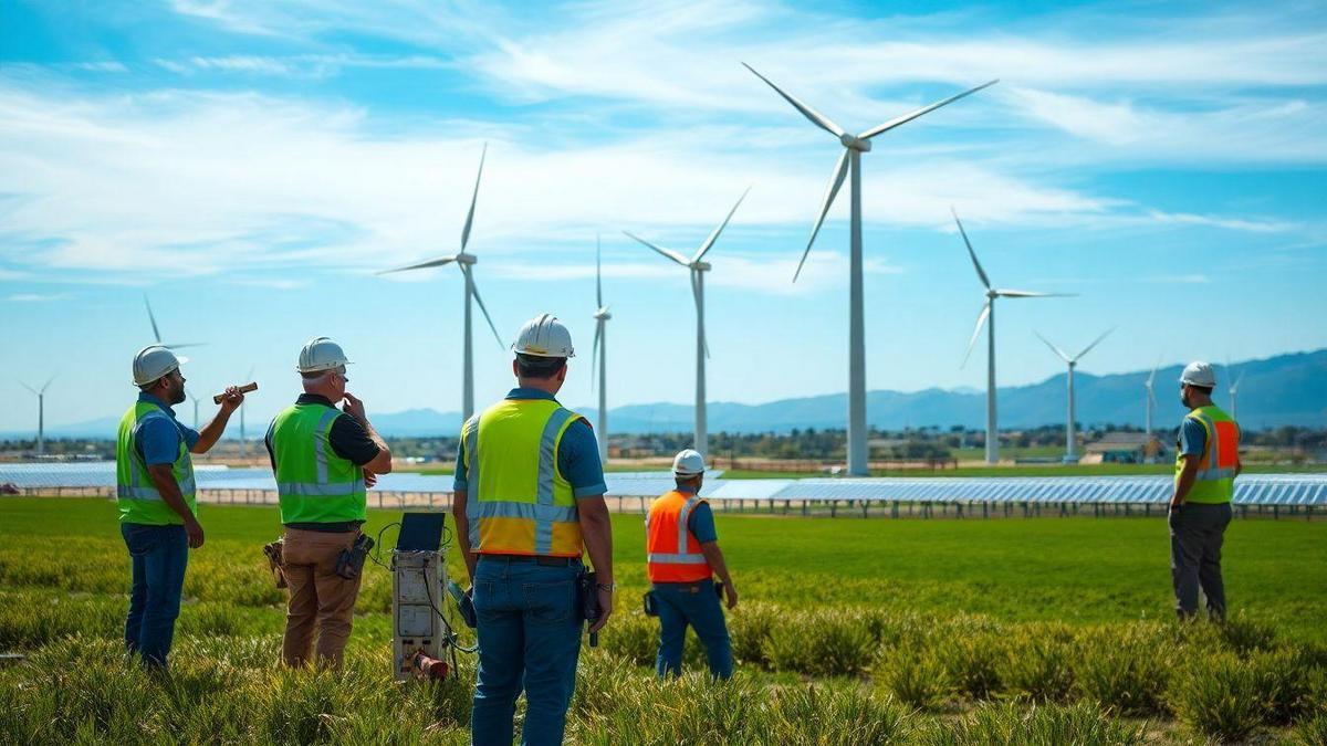 Empleos para técnicos de mantenimiento en energías renovables